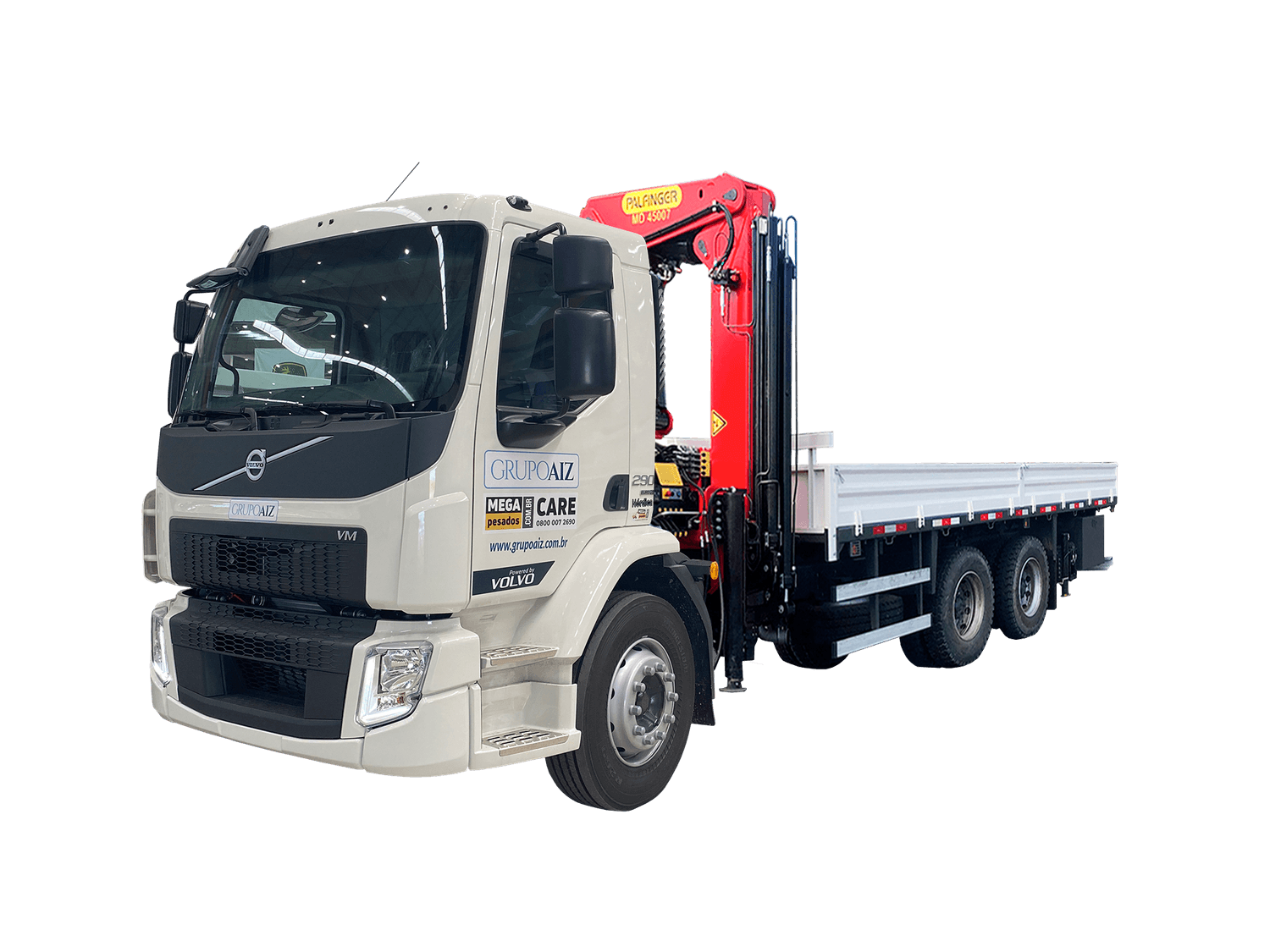 Caminhão Volvo VM 290 6x2R City 24/25 Guindaste 17 Trave Palfinger