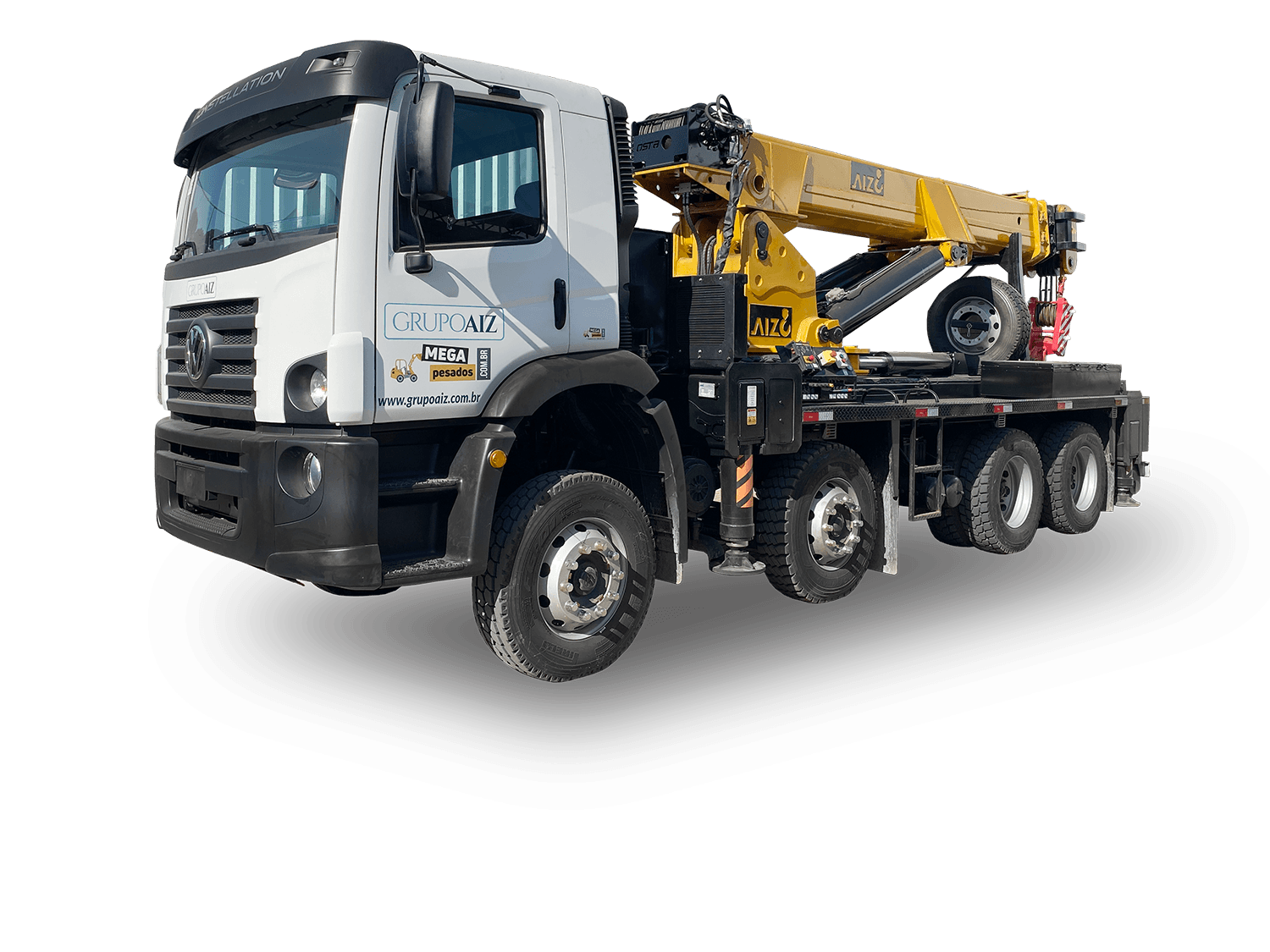 Caminhão VW 31.320 8x4 24/25  Guindaste TM 200 AIZC